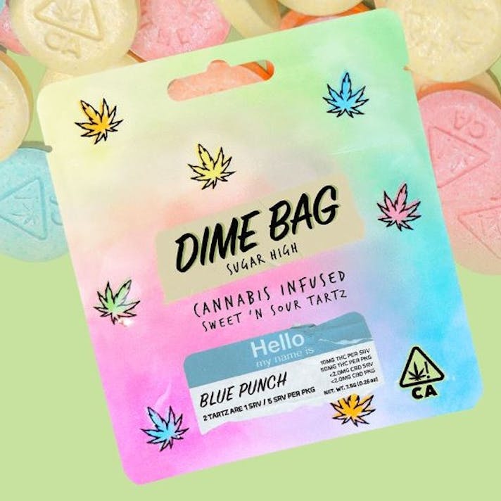 Dime Bag: Cherry Tartz 50mg 10-pack | Leafly